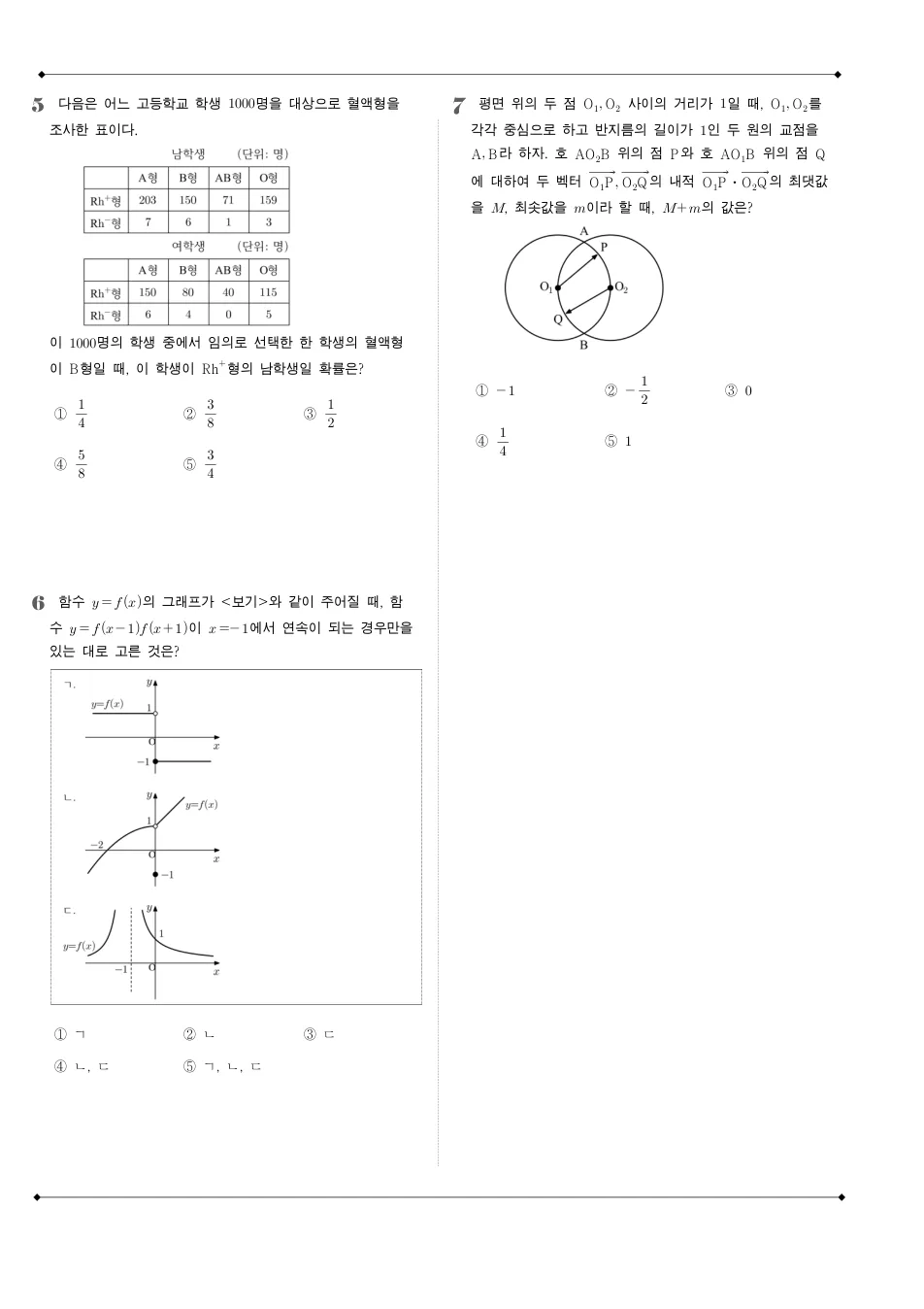 2008 고3 9월 평가원 수학 가형 수학 기출문제 미리보기 2페이지